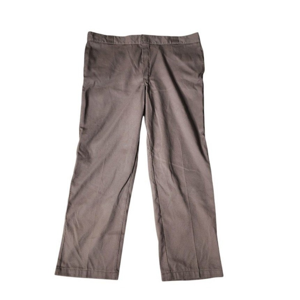 Dickies Men's Taupe Gray Straight Leg Work Pants Size 44x32
